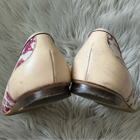 GUCCI Hasler Horsebit Accent Floral Ballet Flats Size 7 - Picture 8 of 13